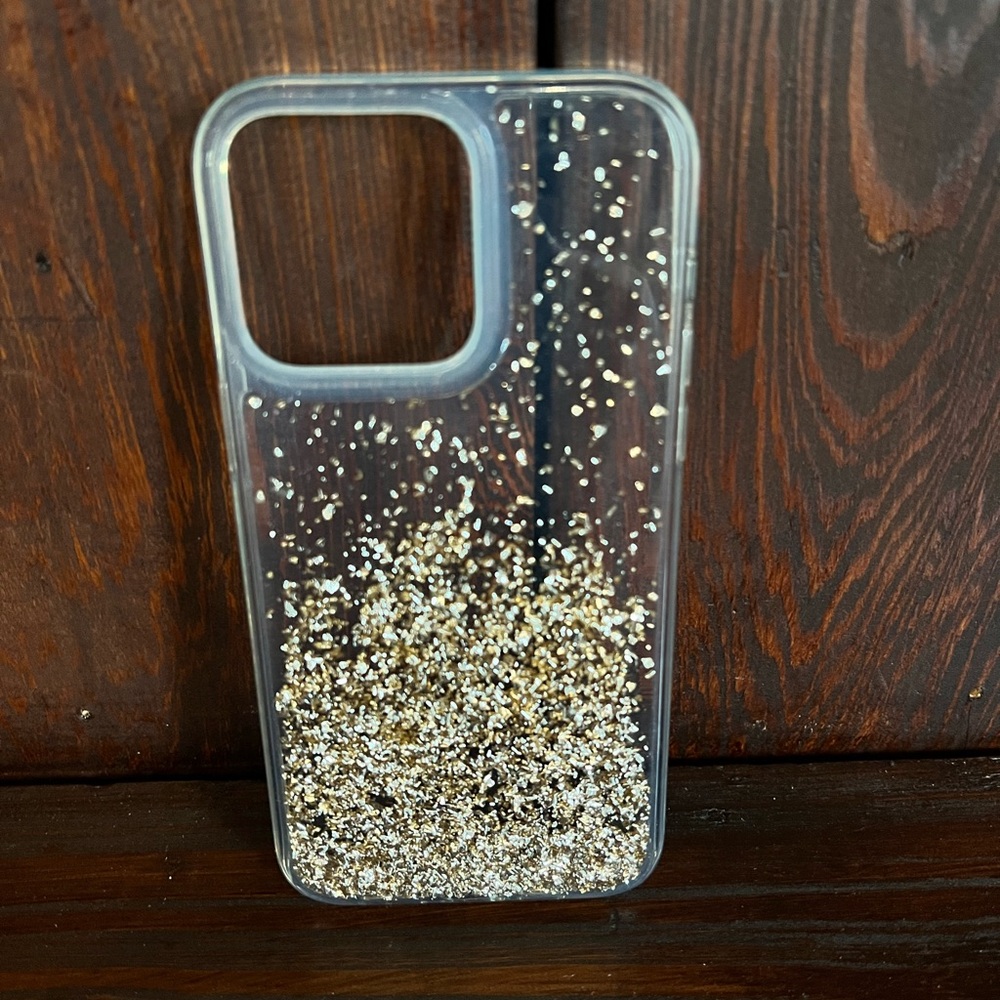 iPhone 14 Pro Max Gold Speck Case